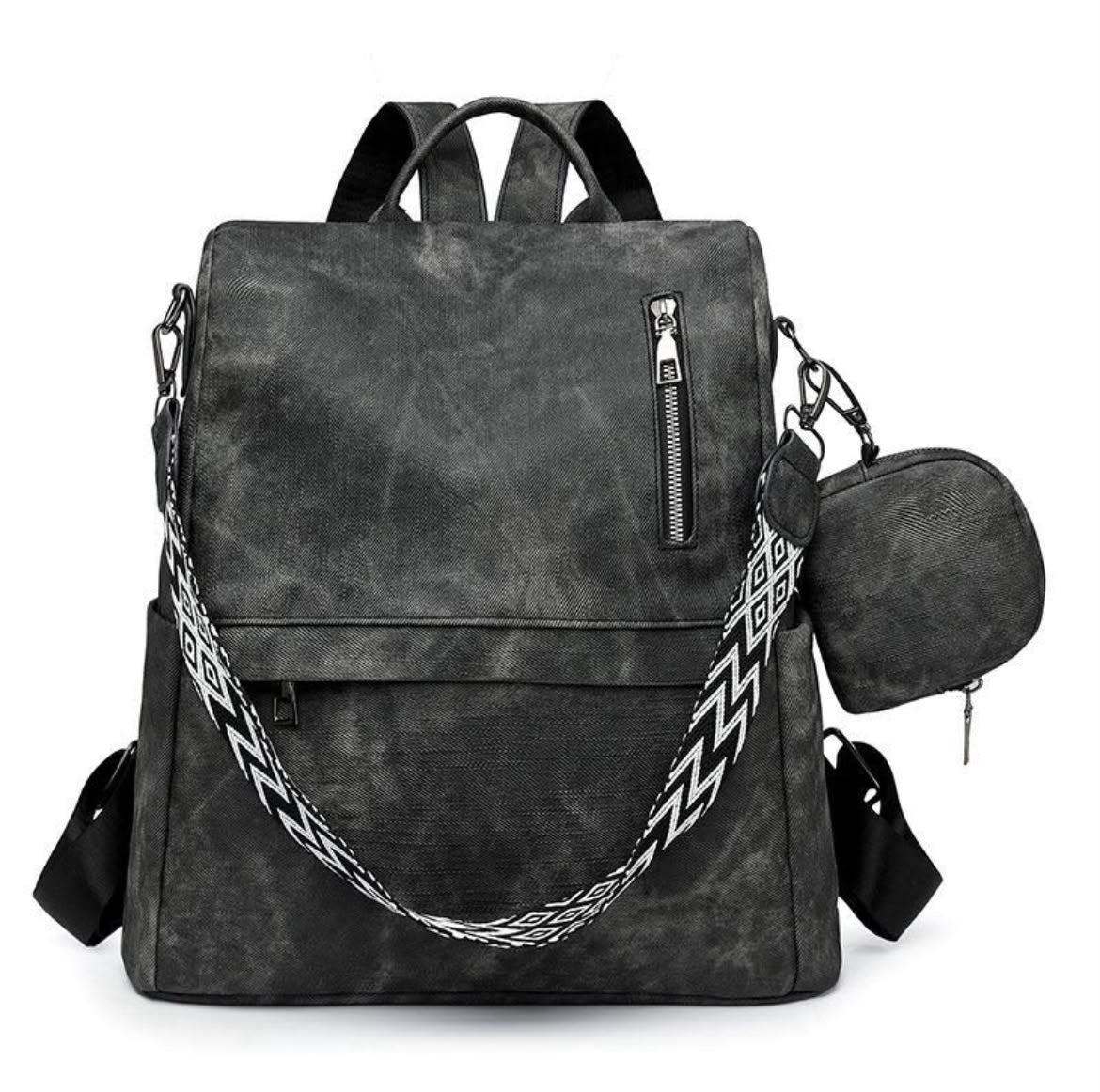 Backpack with Mini Pouch