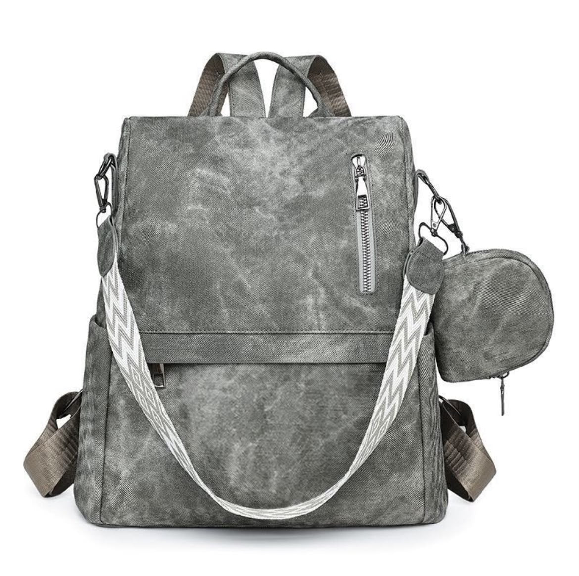 Backpack with Mini Pouch