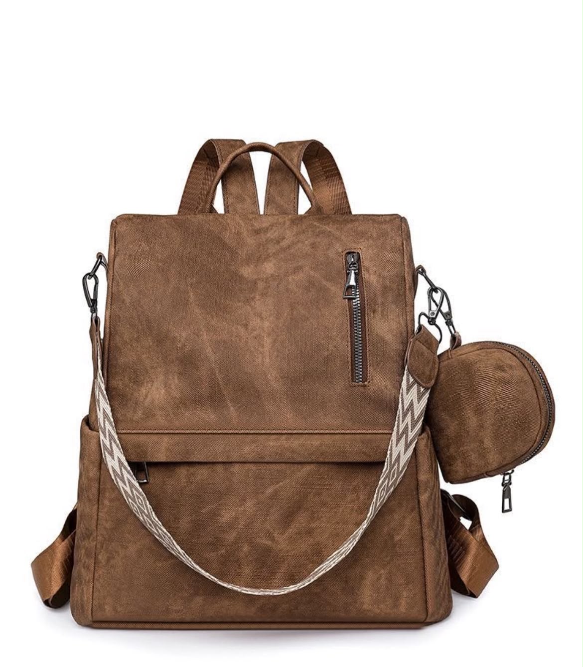 Backpack with Mini Pouch