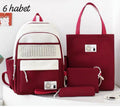 4-Piece Cute School Bag Set