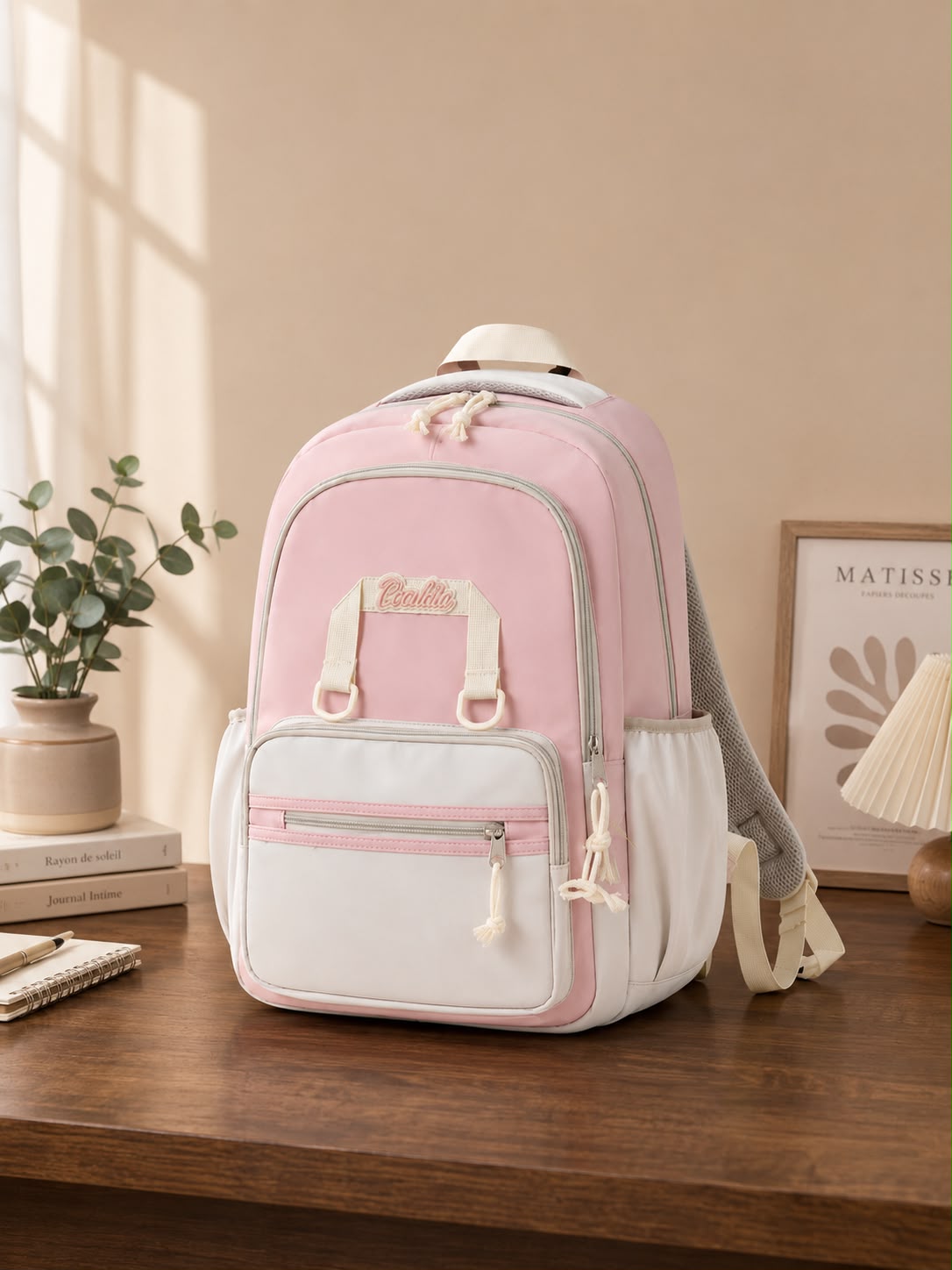Barbie Pastel Multi-Compartment School Backpack