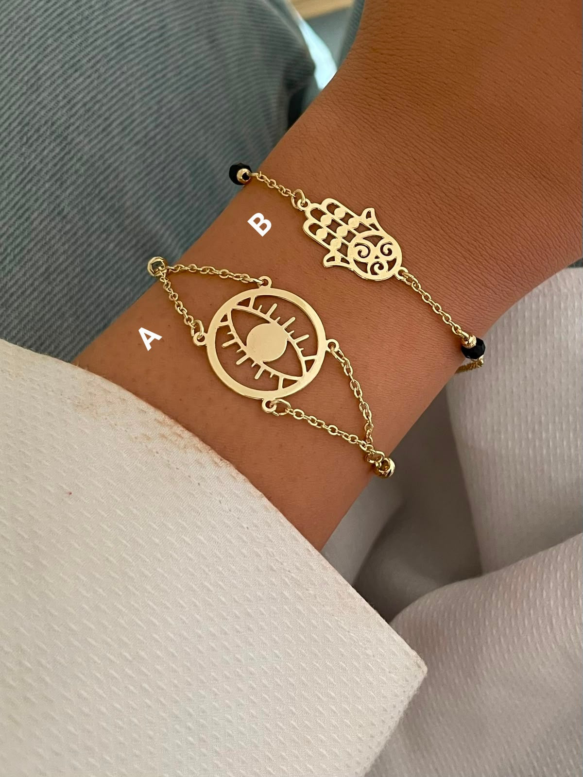 Chic Gold-Plated Charm Bracelet