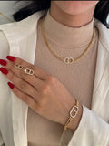 Elegant Gold Chain Jewelry Set