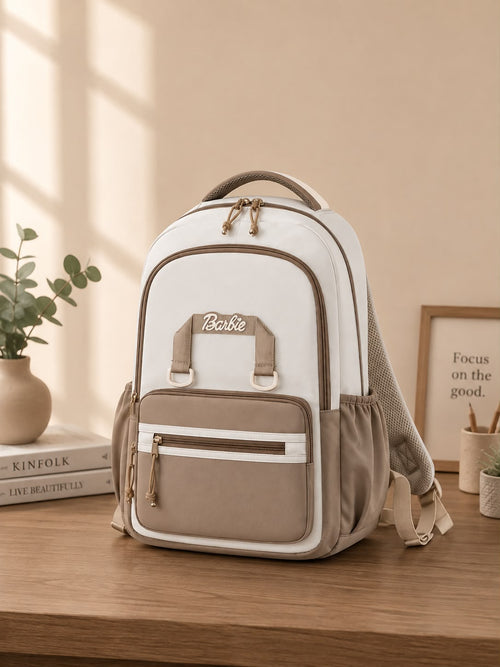 Barbie Pastel Multi-Compartment School Backpack