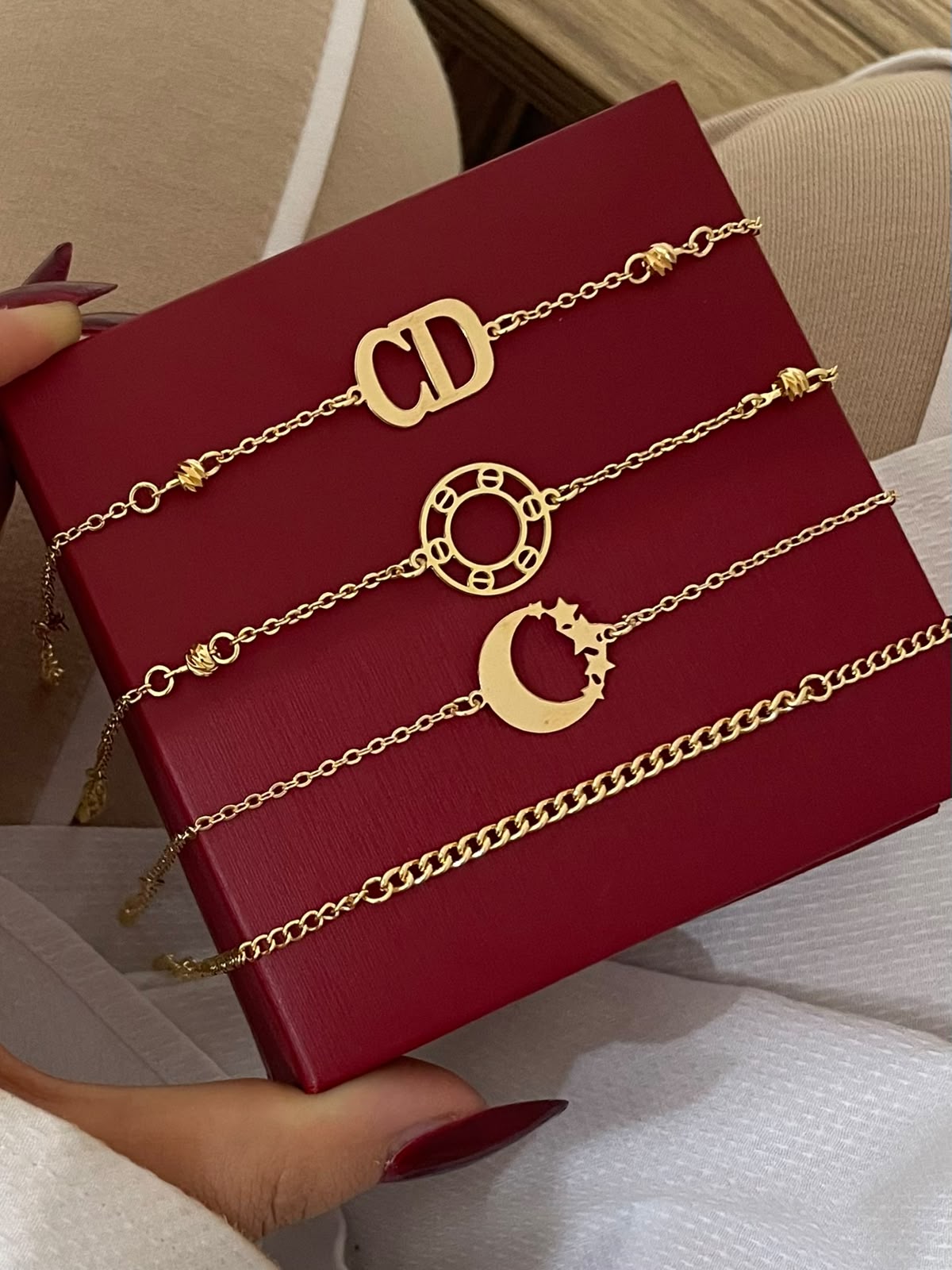 Gold Plated Charm Bracelets Collection
