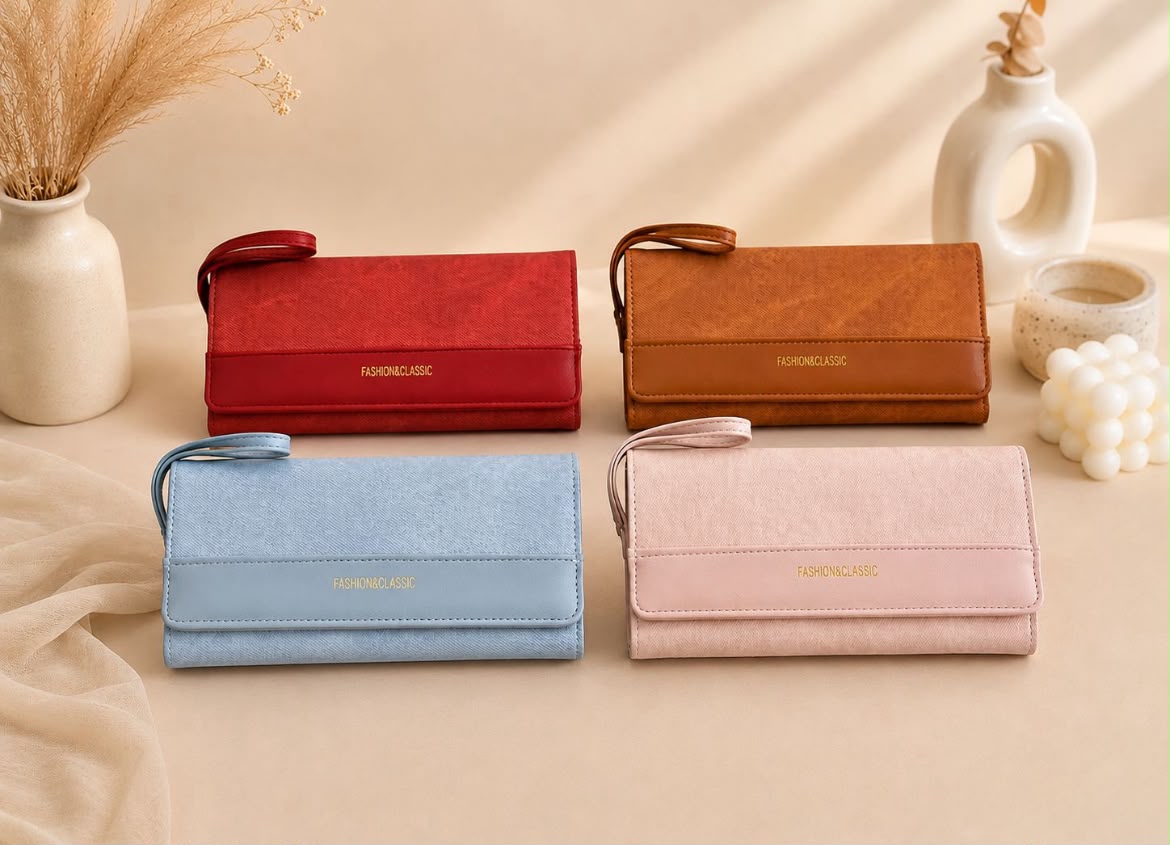 Fashion & Classic Long Wristlet Clutch