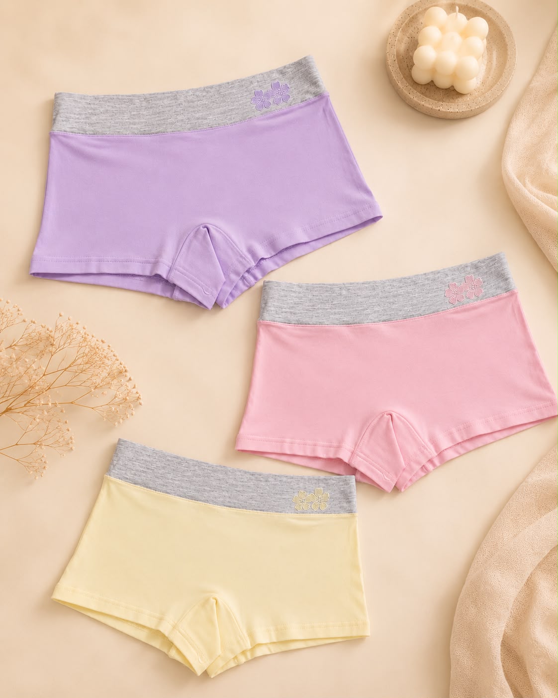 Cotton Boxer Briefs for girls