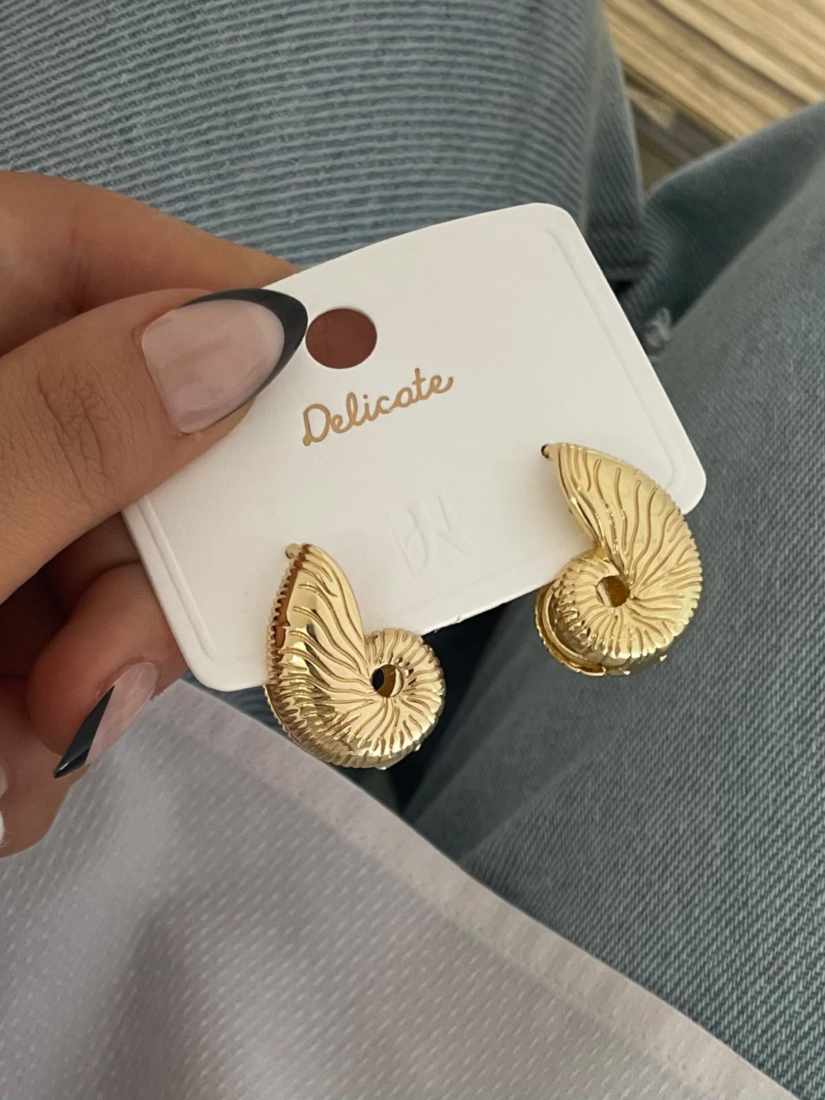 Gold Plated Long Chain Dangle Earrings