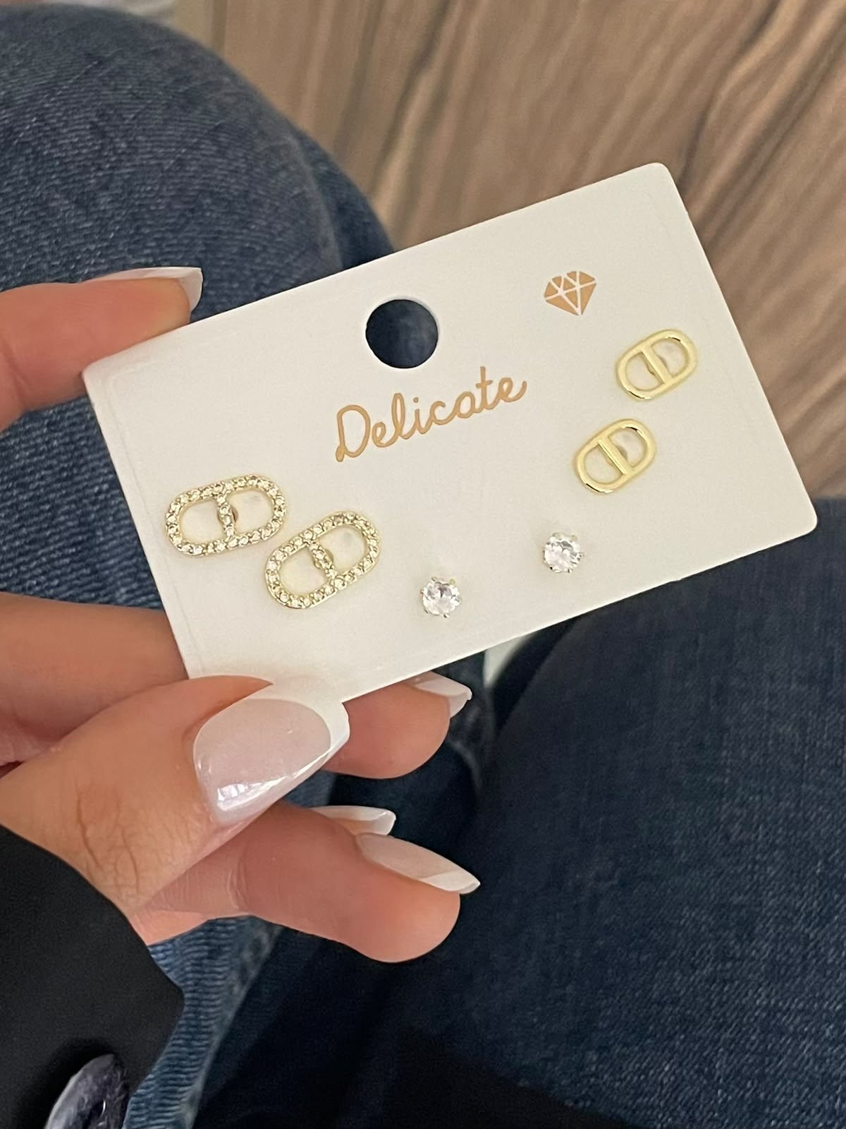 Trendy Gold-Plated Multi-Piece Earring Sets
