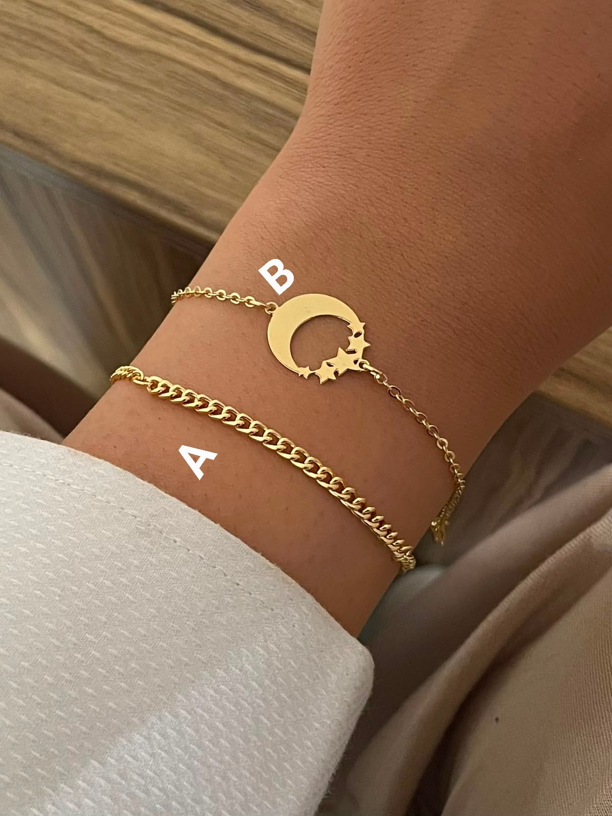 Gold Plated Charm Bracelets Collection