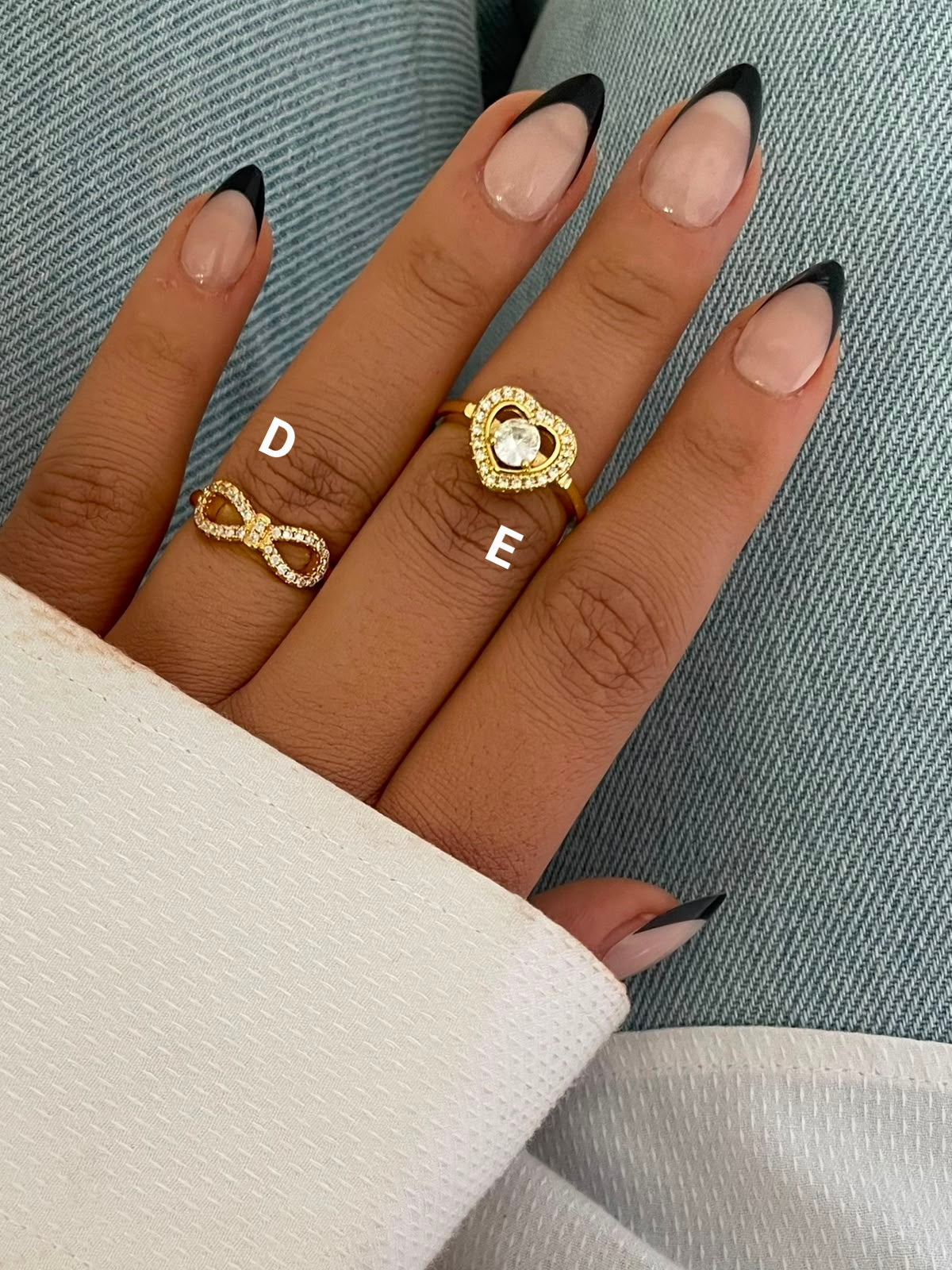 Elegant Gold-Plated Crystal Rings Collection