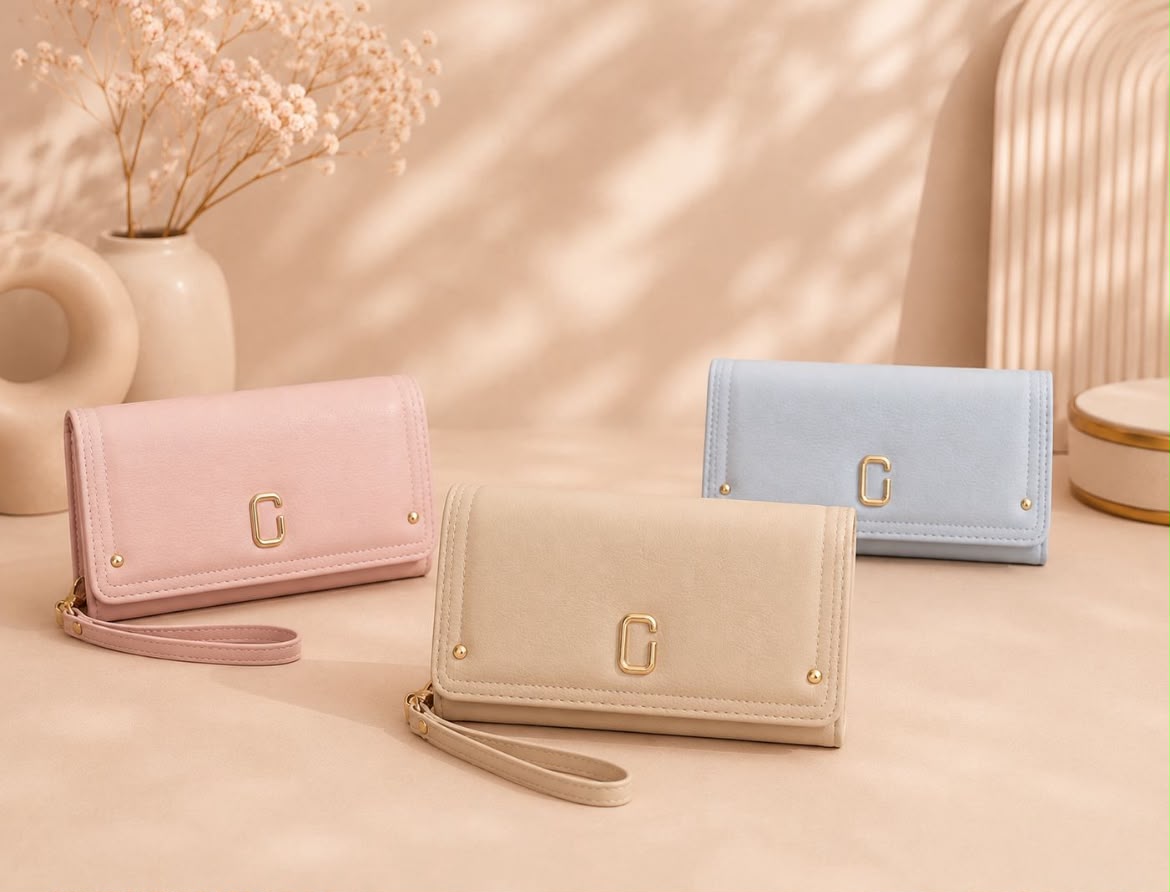 Elegant Zip Wallet for Women