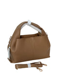 Chic Faux Leather Handbag with Adjustable Strap