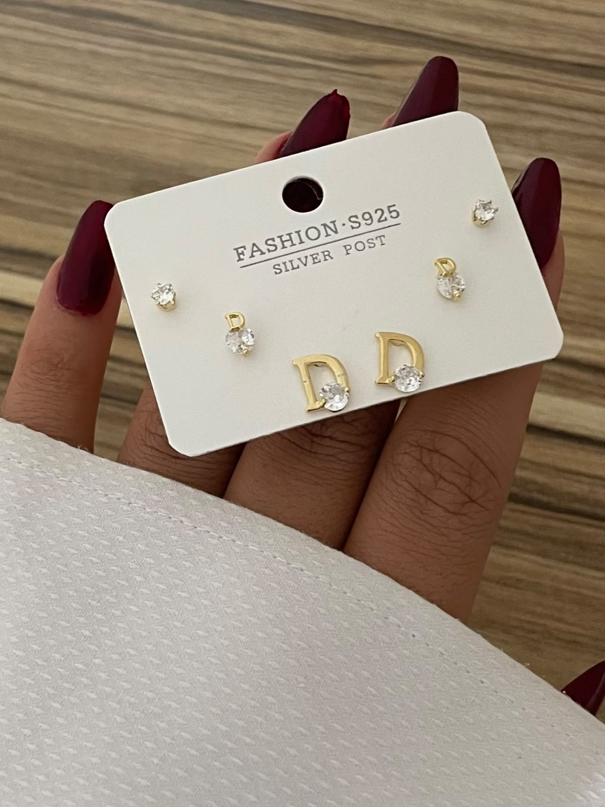 Stainless Steel Stud Earrings Set