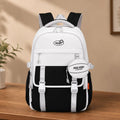 NEW YORK LEAGUE Two-Tone School Backpack with Mini Pouch
