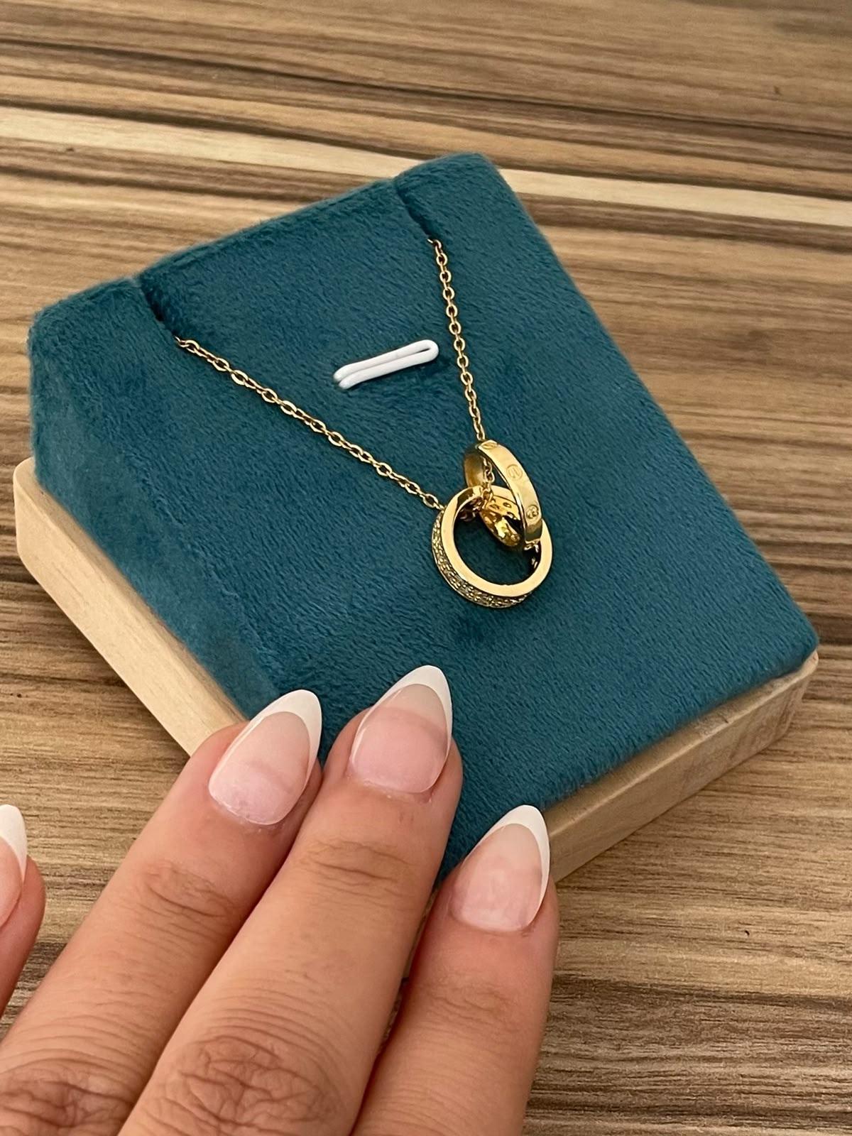 Gold Plated Chain and Lattice Jewelry Set